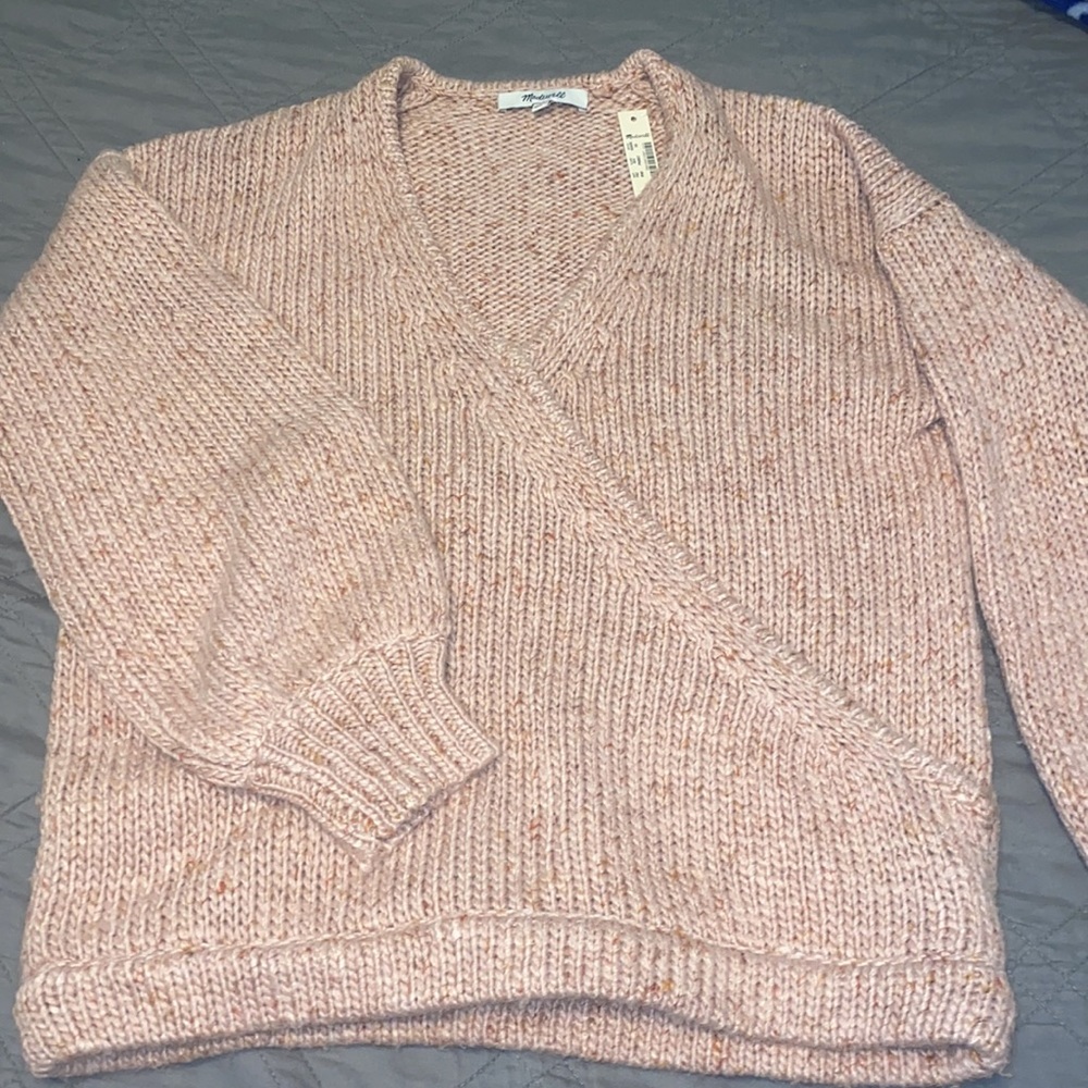 NWT Madewell pink sweater XS